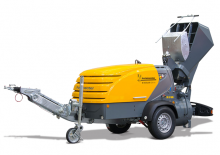 Przenośniki pneumatyczne Putzmeister M 740 DBS