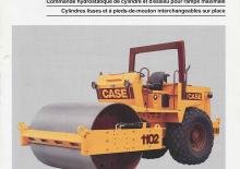 Pojedyncze walce drogowe Case 1102DA