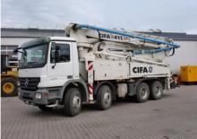 Pompa do betonu mocowana na ciężarówce CIFA K 41