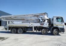Pompa do betonu mocowana na ciężarówce Waitzinger THP 140 H