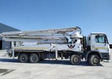 Pompa do betonu mocowana na ciężarówce Waitzinger THP 140 H
