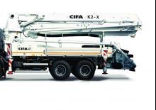 Pompa do betonu mocowana na ciężarówce CIFA K2X