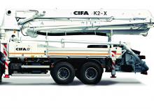 Pompa do betonu mocowana na ciężarówce CIFA K2X