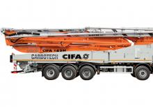 Pompa do betonu mocowana na ciężarówce CIFA K62H
