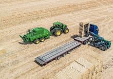 Prasa kostkująca John Deere L 633
