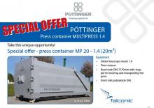 Prasy do odpadów Pöttinger MP 20-1400
