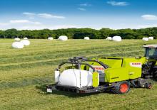 Prasy rolujące Claas Rollant 375 RC Uniwrap