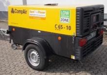 Przenośne sprężarki i kompresory powietrza - wyskoprężne, elektryczne i spalinowe CompAir C 65-10