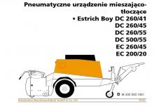 Przenośniki pneumatyczne Brinkmann Estrich Boy DC 260/41