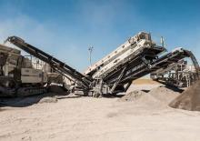 Przesiewacze mobilne Metso Lokotrack ST3.8