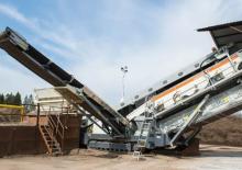 Przesiewacze mobilne Metso Lokotrack ST3.8