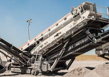 Przesiewacze mobilne Metso Lokotrack ST3.8E