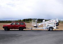 Platformy robocze na wysięgniku przegubowym mocowane na przyczepie Dino Lift Dino 160 XT