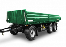 Przyczepy wywrotki Schwarzmüller 3-axle 3-way tipper trailer - building site