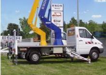 Platformy robocze na wysięgniku teleskopowym mocowane na ciężarówce Esda TL 2150