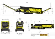 Sortownie mobilne z bębnem Barford TR622