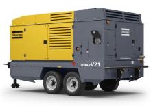 Stacjonarne sprężarki i kompresory powietrza - wyskoprężne, elektryczne i spalinowe Atlas Copco DrillAir V21