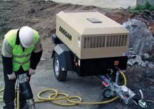 Przenośne sprężarki i kompresory powietrza - wyskoprężne, elektryczne i spalinowe Doosan 7/120