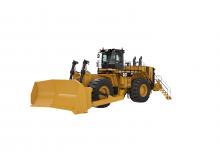 Spycharka kołowa Caterpillar 854K