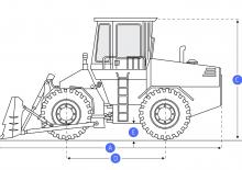 Spycharka kołowa Komatsu WD 600