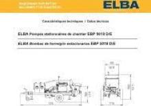 Stacjonarna pompa do betonu Elba EBP 5018 D