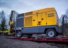 Stacjonarne sprężarki i kompresory powietrza - wyskoprężne, elektryczne i spalinowe Atlas Copco DrillAir Y35