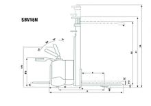 Wózki platformowe podnośnikowe Mitsubishi SBV 12 NS