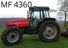 Traktory z napędem 4WD Massey Ferguson 4360