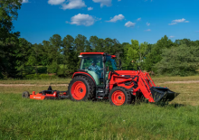 Traktory z napędem 4WD Kioti RX7340 Powerschuttle Cab