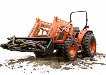 Traktory z napędem 4WD Kioti RX7340 Powerschuttle