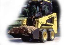 Ładowarki o sterowaniu burtowym Komatsu SK04