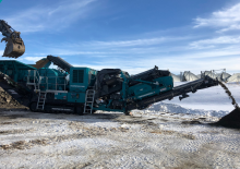 Urządzenia do recyklingu gruzu budowlanego Powerscreen Trackpactor 1412
