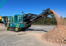 Urządzenia do recyklingu gruzu budowlanego Powerscreen Trakpactor 260