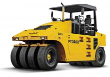 Walce na gumowych kołach Volvo ABG PT240R