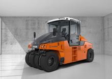 Walce na gumowych kołach Hamm HP 280i