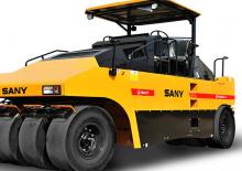 Walce na gumowych kołach Sany SPR200C-8