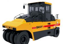 Walce na gumowych kołach Sany SPR260C-6