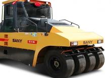 Walce na gumowych kołach Sany SPR300C-8