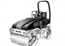 Walce wibracyjne tandemowe Bomag BW 100 AD-4