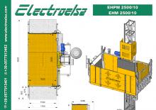 Wciągniki i wciągarki przemysłowe Electroelsa EHPM 2500/10