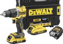 Wiertarko-wkrętarki i wkrętarki akumulatorowe DEWALT DCD100YD2T-QW