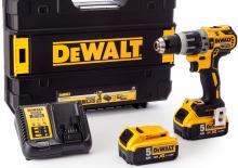 Wiertarko-wkrętarki i wkrętarki akumulatorowe DEWALT DCD796P2-QW