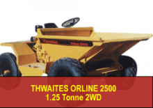 Wozidła kołowe Thwaites Orline 2500 DR
