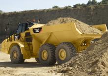 Wozidła przegubowe Caterpillar 735C