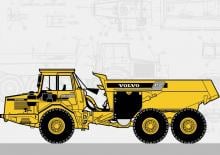 Wozidła przegubowe Volvo A25C