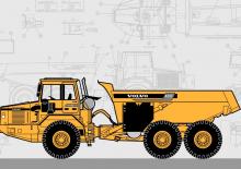 Wozidła przegubowe Volvo A30C