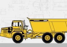 Wozidła przegubowe Volvo A35C