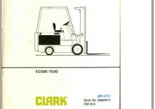 Wózki widłowe elektryczne Clark EC 500 70