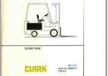 Wózki widłowe elektryczne Clark EC 500 80