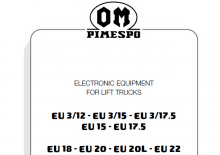 Wózki widłowe elektryczne OM-Pimespo EU 3-12
